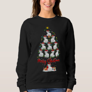 Arctic Fox Christmas Tree Lights Arctic Fox Xmas Sweatshirt