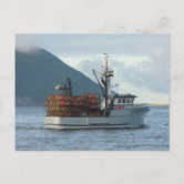 Arctic Lady, Crab Boat in Dutch Harbor, Alaska Postcard