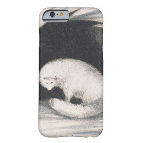 Arctic Fox from Narrative of a Second Voyage in Barely There iPhone 6 Case