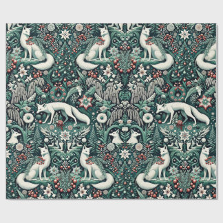 Arctic Fox I Holiday Gift Wrap