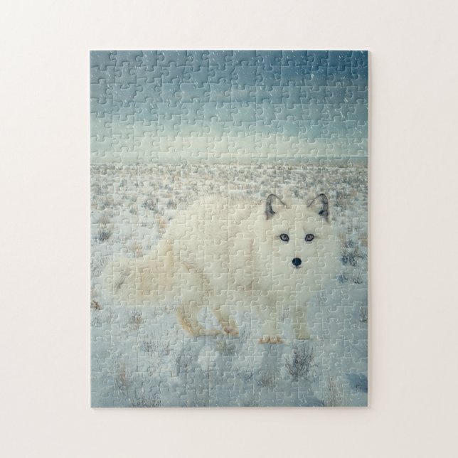 Arctic Fox Jigsaw Puzzle (Vertical)