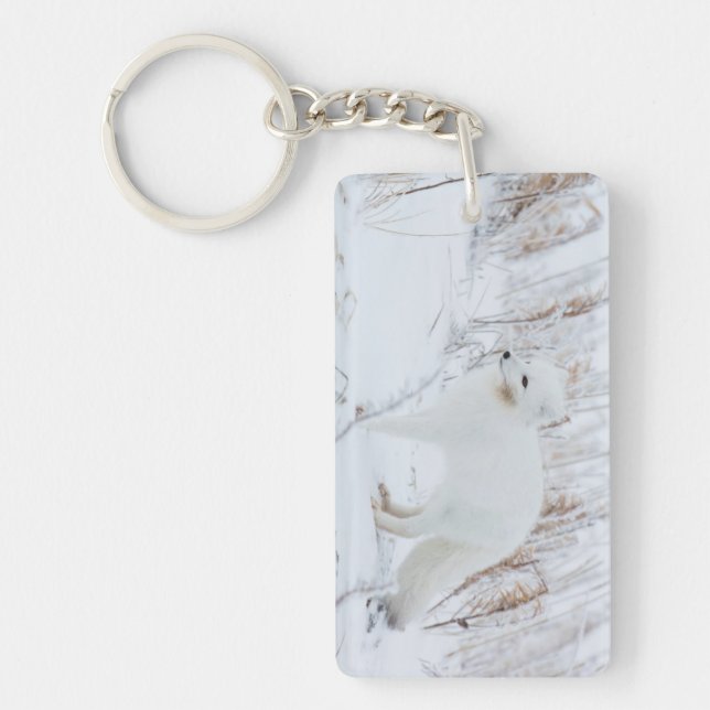 Arctic Fox Keychain (Front)