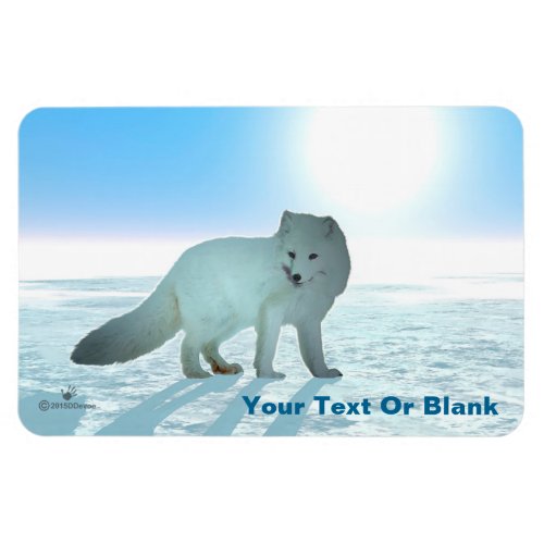 Arctic Fox Magnet