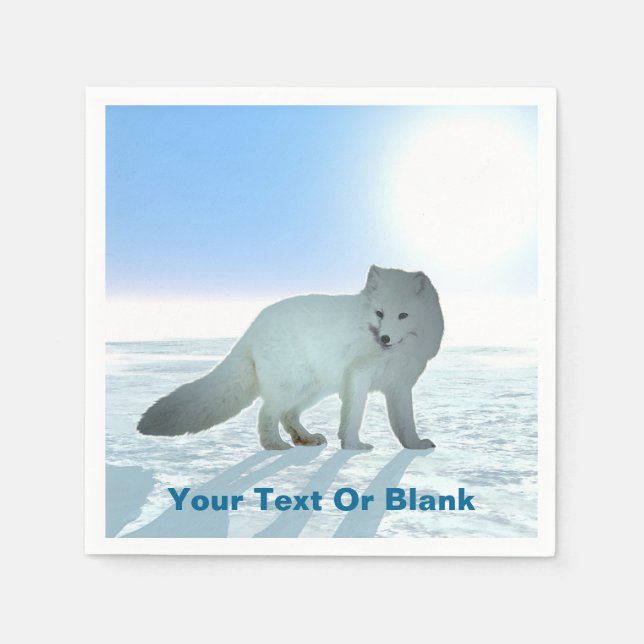 Arctic Fox Napkins (Front)
