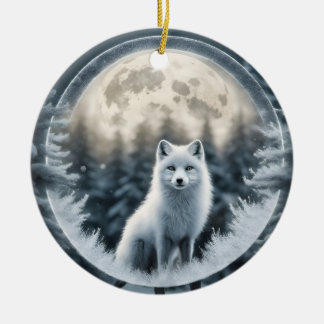 Arctic Fox Ornament