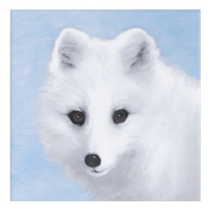 Arctic Fox Painting - Original Wildlife Art