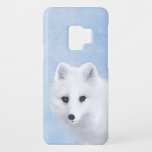 Arctic Fox Painting - Original Wildlife Art Case-Mate Samsung Galaxy S9 Case
