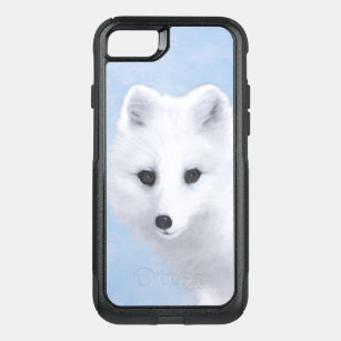 Arctic Fox Painting - Original Wildlife Art OtterBox Commuter iPhone SE/8/7 Case