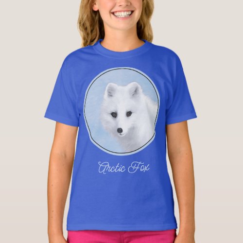Arctic Fox Painting _ Original Wildlife Art T_Shirt