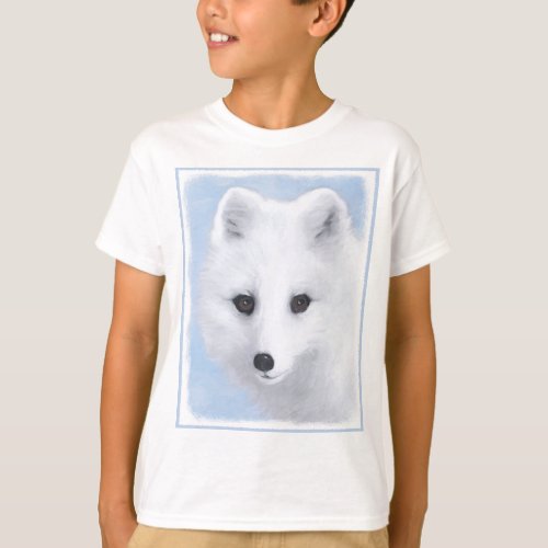 Arctic Fox Painting _ Original Wildlife Art T_Shirt