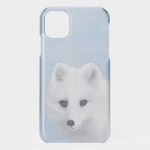 Arctic Fox Painting - Original Wildlife Art iPhone 11 Case