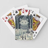 Arctic Fox  Playing Cards