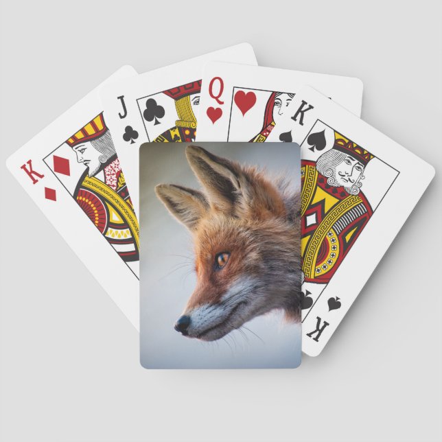 Arctic Fox Poker Cards (Back)