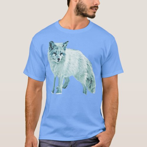 ARCTIC FOX  SNOW FOX  WHITE FOX  POLAR FOX  T_Shirt