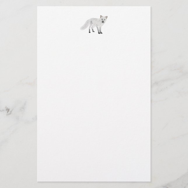 Arctic Fox Stationery (Front)