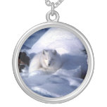 Arctic Fox Sterling Silver Necklace