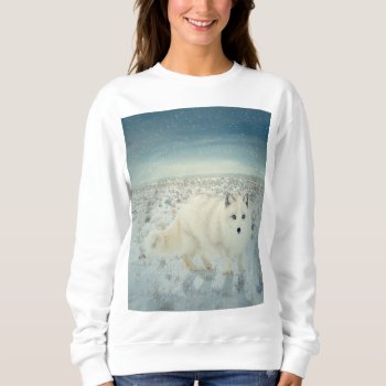 Arctic Fox Sweatshirt by CaptainScratch at Zazzle