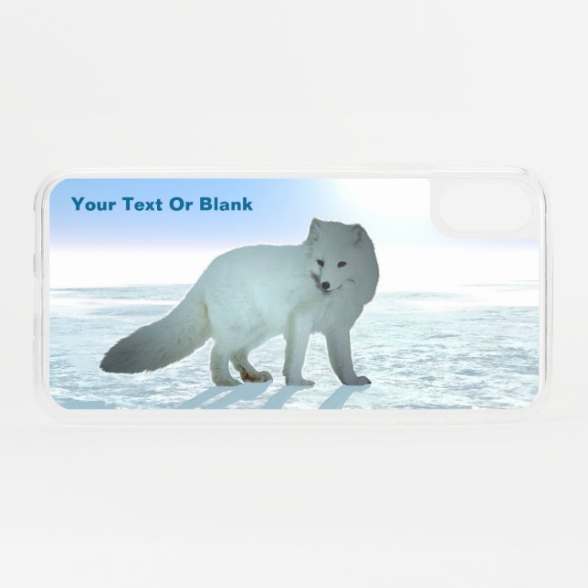 Arctic Fox Uncommon iPhone Case (Back (Horizontal))