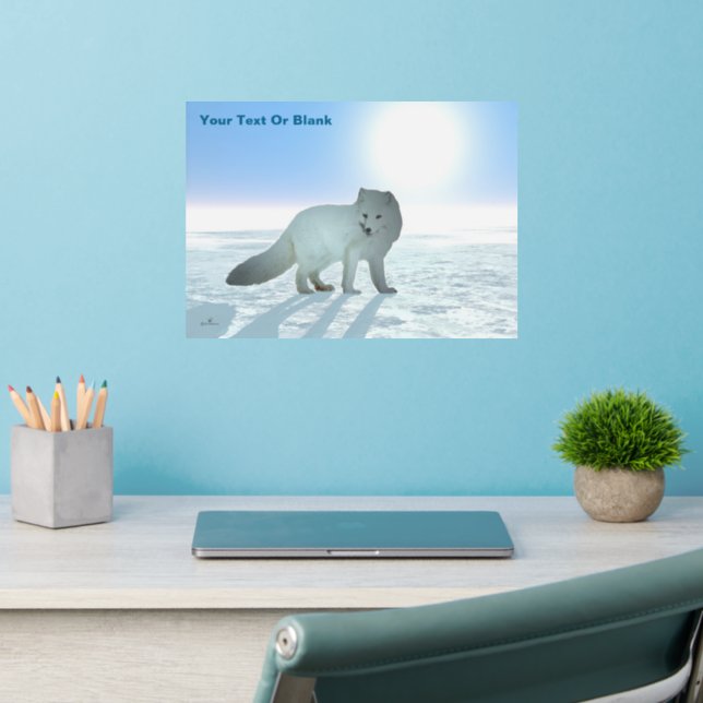Arctic Fox  Wall Decal (Home Office 2)
