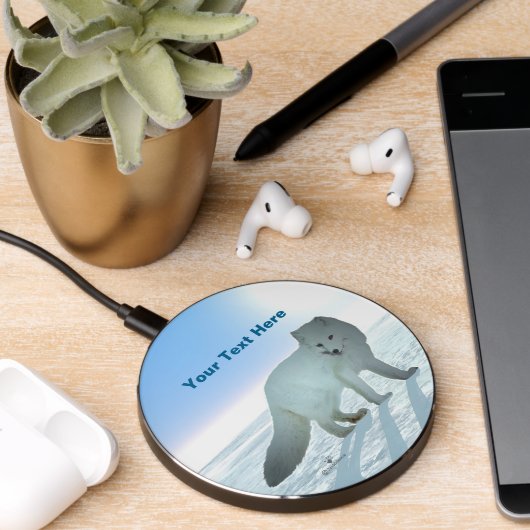 Arctic Fox Wireless Charger (Desk 2)