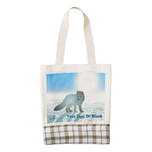 Arctic Fox Zazzle HEART Tote Bag