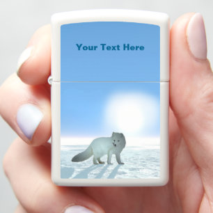 Arctic Fox Zippo Lighter