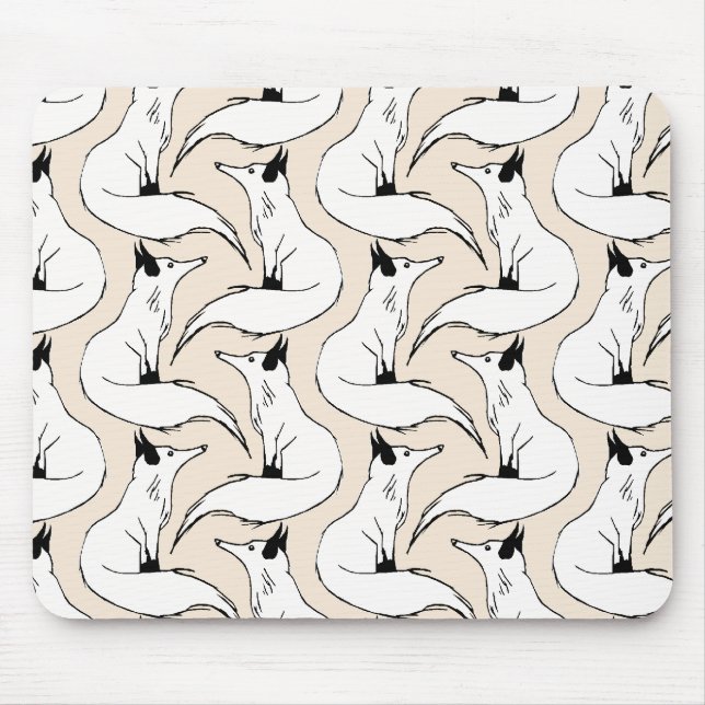 Arctic Foxes Mouse Pad (Front)