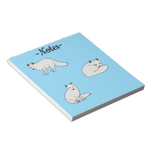 Arctic Foxes Notepad