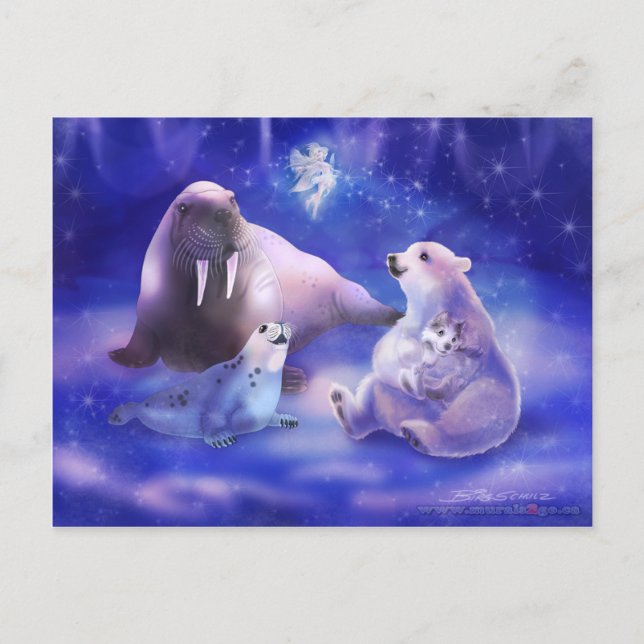 Arctic Friends Postcard (Front)