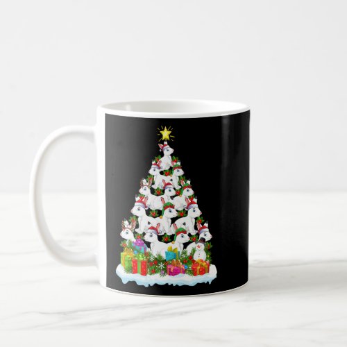 Arctic Hare Christmas Tree Lighting Santa Arctic H Coffee Mug