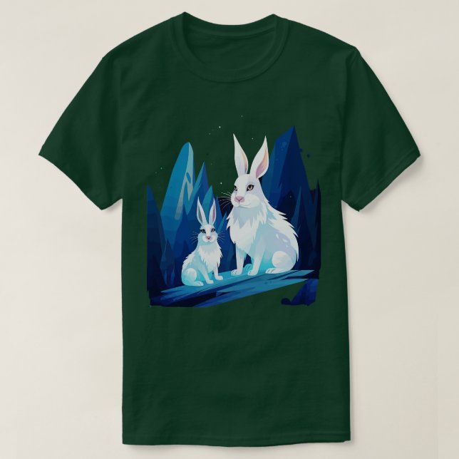 Arctic Hare Fathers Day T-Shirt (Design Front)
