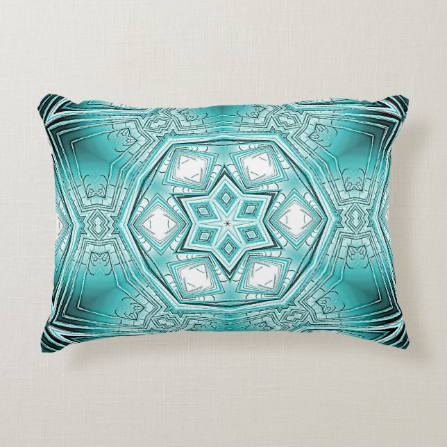 Arctic Kaleidoscope  Accent Pillow (Front)
