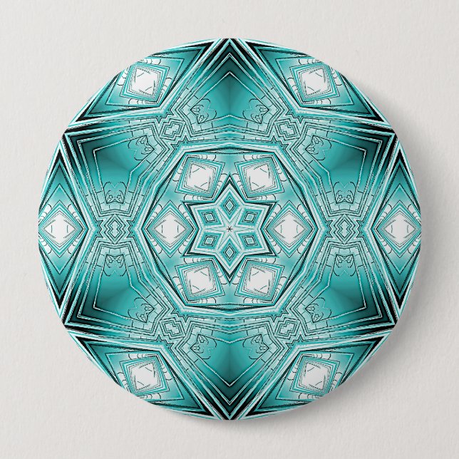 Arctic Kaleidoscope  Button (Front)