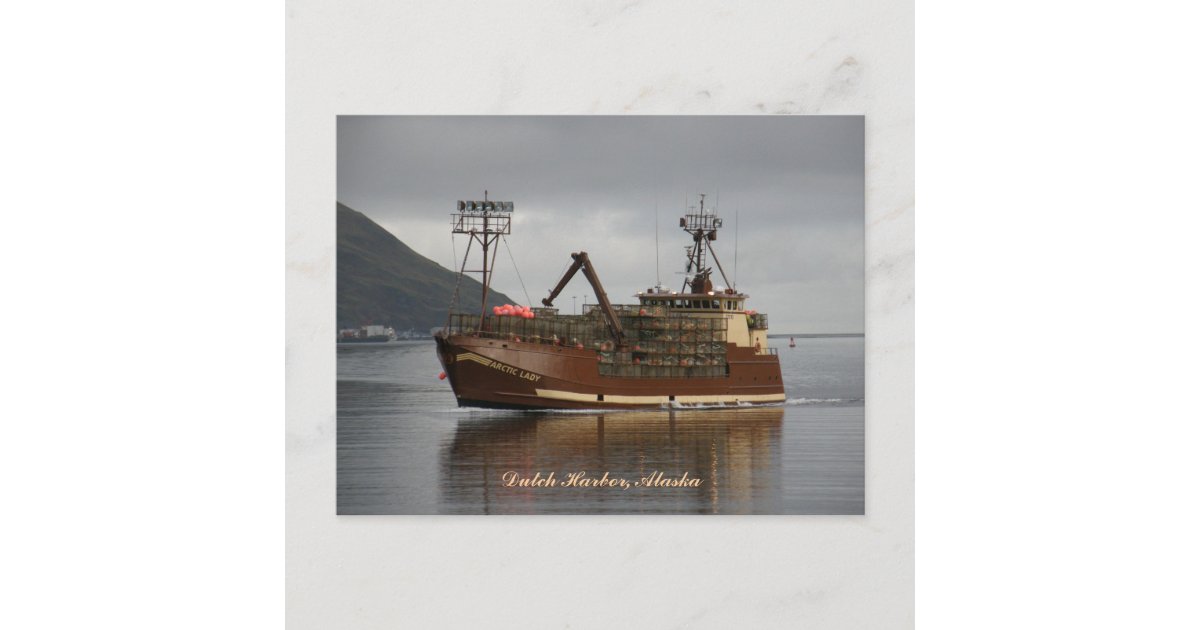 Kari Marie, Crab Boat in Dutch Harbor, AK Postcard