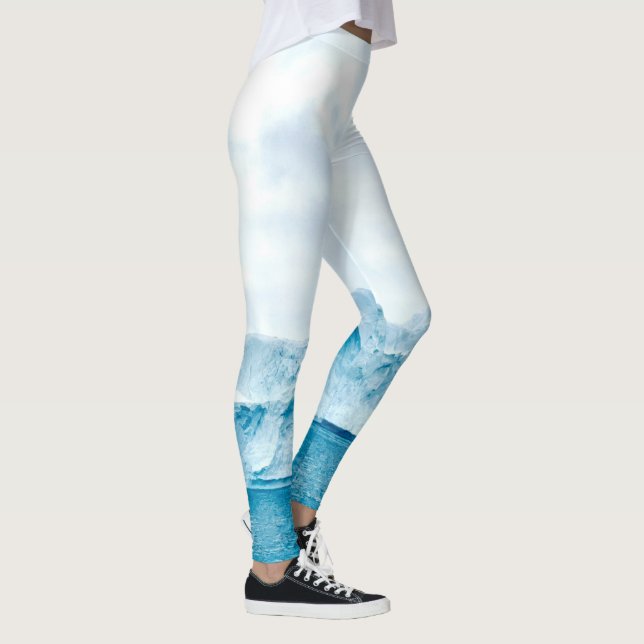 Arctic Landscape Iceberg Greenland Norway Svalbard Leggings (Right)