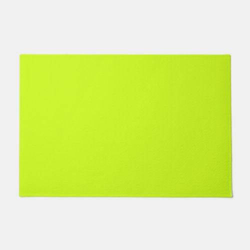 Arctic lime solid color  doormat