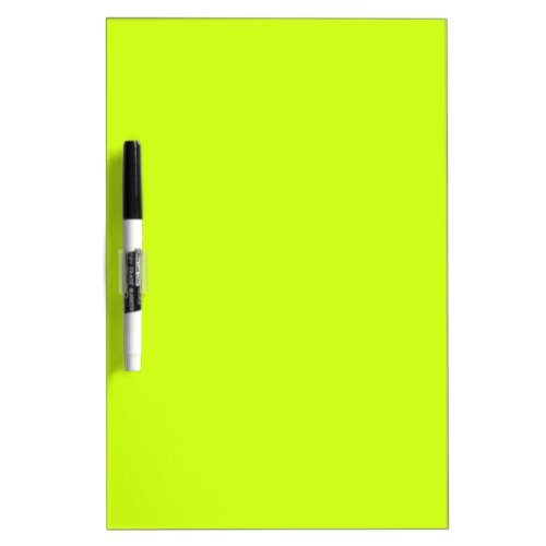Arctic lime solid color  dry erase board