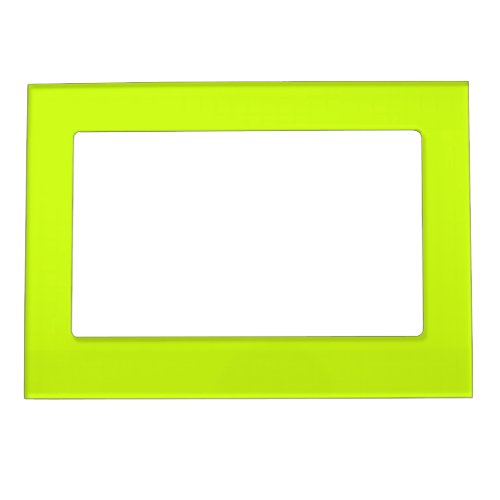 Arctic lime solid color  magnetic frame