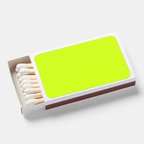 Arctic lime solid color  matchboxes