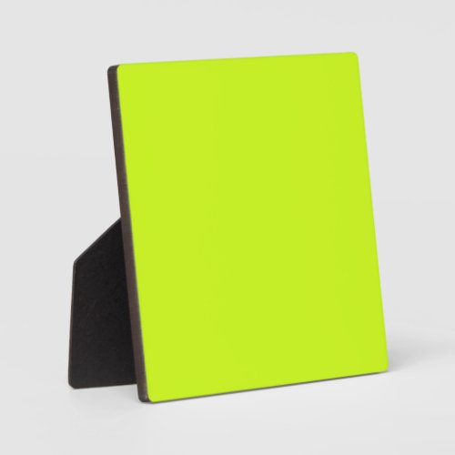 Arctic lime solid color  plaque