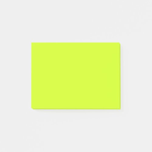 Arctic lime solid color  post_it notes