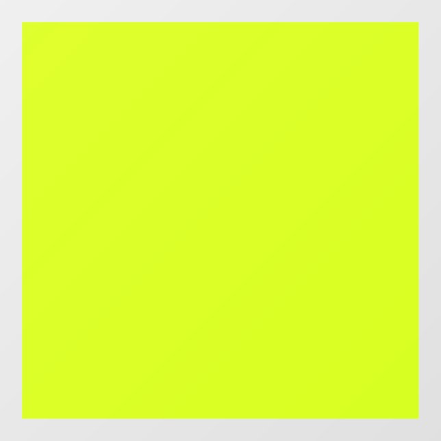 Arctic lime (solid color)  window cling (Sheet)