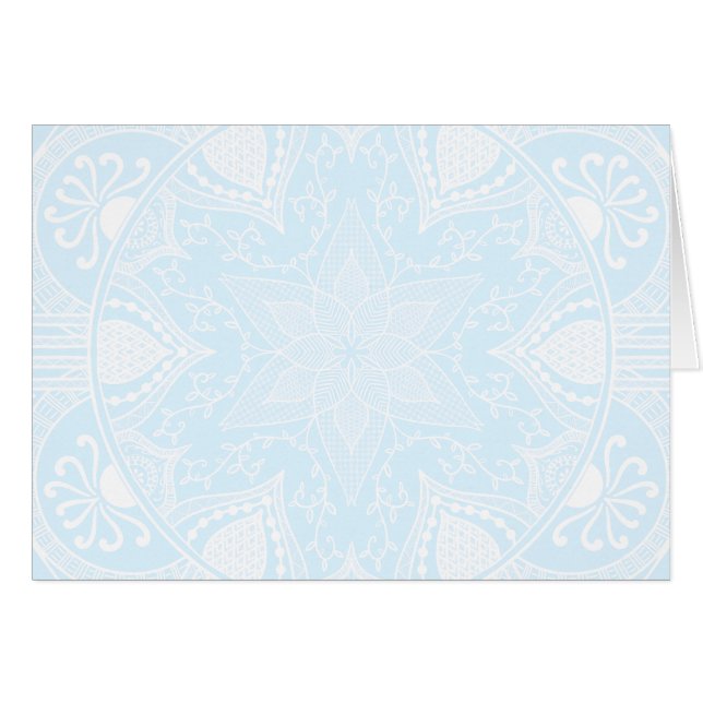 Arctic Mandala Cards (Front Horizontal)