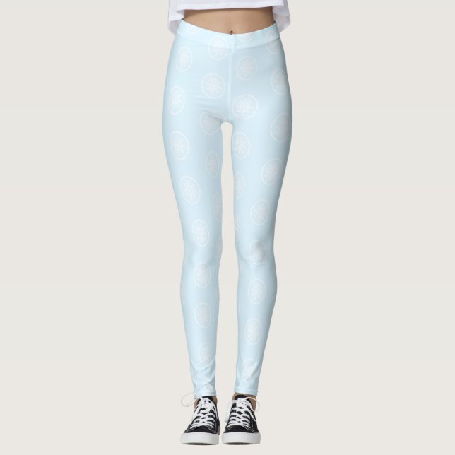 Arctic Mandala Leggings (Front)