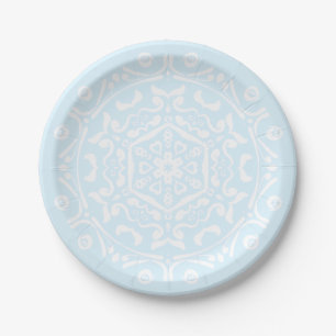 Arctic Mandala Paper Plates
