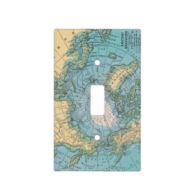 Arctic Map Switchplate Cover (Front)