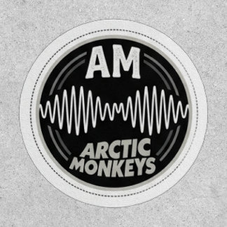 Arctic Monkeys AM Soundwave Texture Patches
