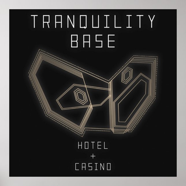 Arctic Monkeys Tranquility Base Hotel + Casino Poster (Front)