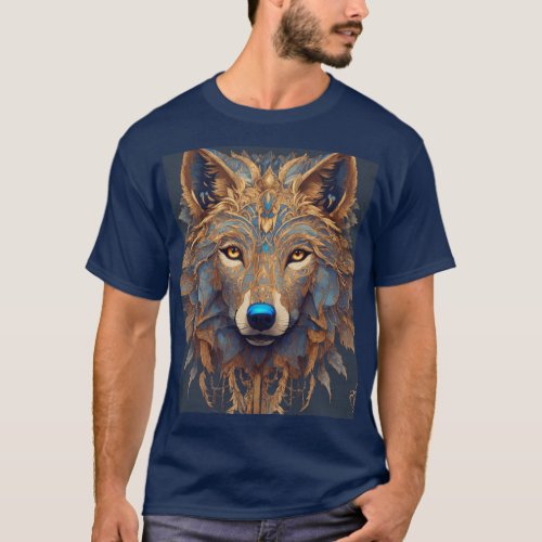 Arctic Night Wolf T_Shirt