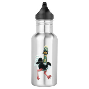 Arctic Ostrich on the Run Stainless Steel Water Bottle